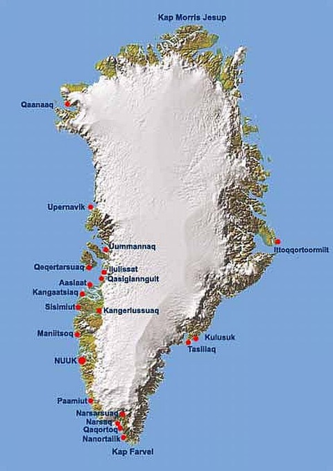 Greenland-map