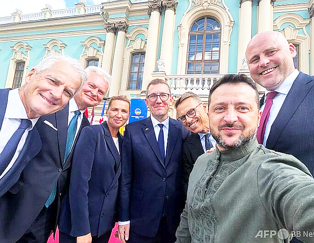 ノルウェーがウクライナに約1.4兆円支援へ、ゼレ