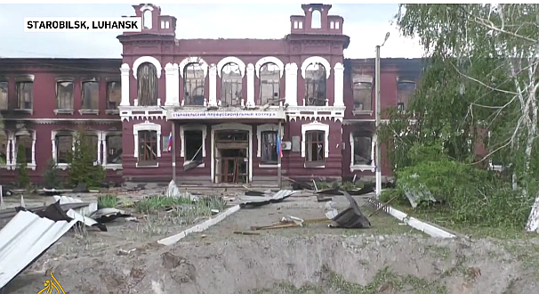 (8) Ukraine denies targeting dormitory as drone wa