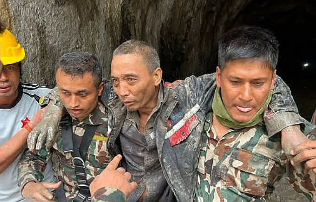 Chinese national rescued aliv