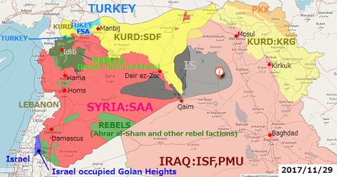 Syrian Civil War Map _ Live Map of the Syrian Civil War