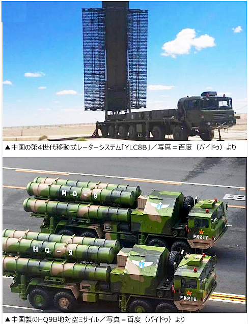 中国がイランに提供した防空網、米