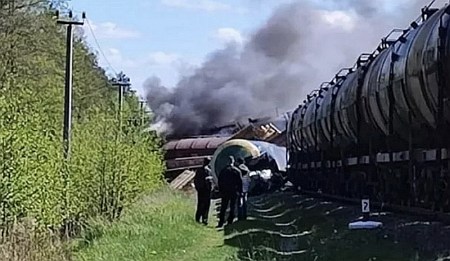 'Explosive Device' Derails Second Russian Fre