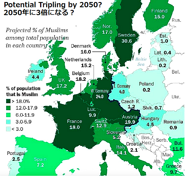 Which European Countries Will Become Musl