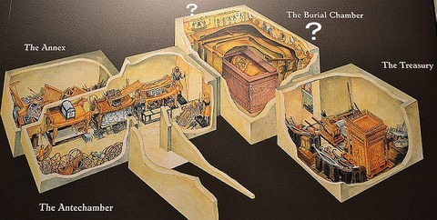 king-tut-seattle-exhibit-tomb-map