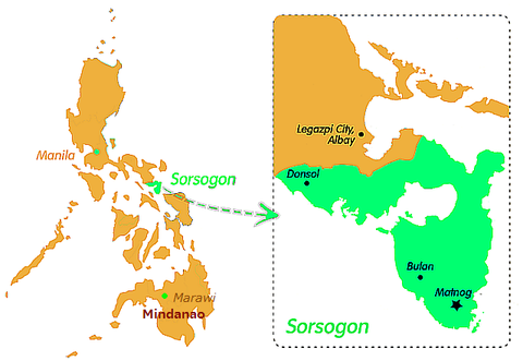 Matnog-Sorsogon-Map