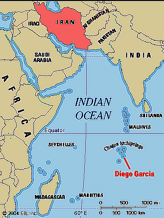 Diego Garcia  Map, Milit