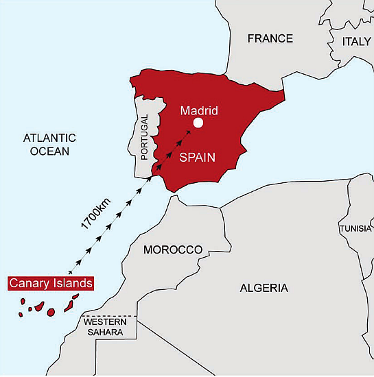 Map-of-the-Canary-Islands-and-Spai