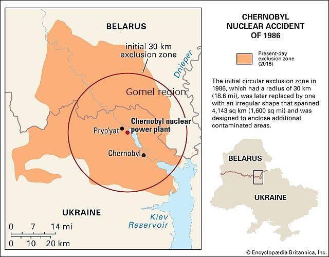 Map-exclusion-zone-nuclear-power-station-Chernobyl