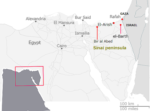 At least 23 Egyptian soldiers killed in attack