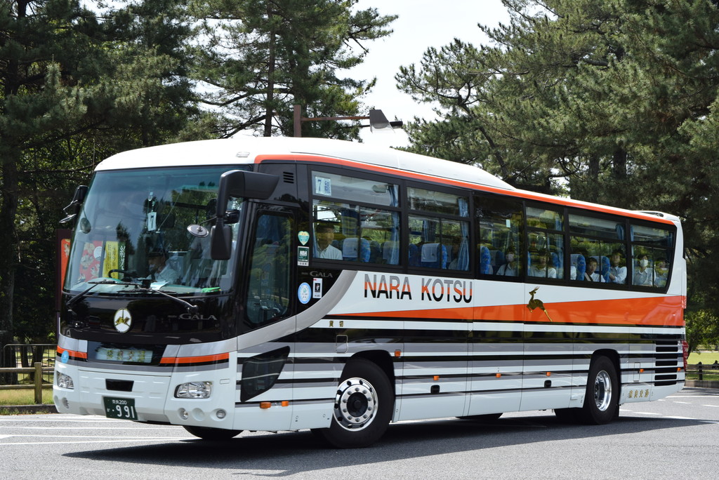 奈良交通15年度の貸切新車 奈良0か 991 奈良交通とバス撮影記