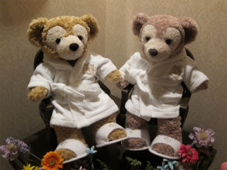 ダッフィーミラコスタバスローブ【非売品】 ダッフィーのお着替え－バスローブ編 : PHOTO日記