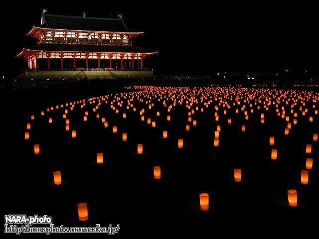 燈花会＠大極殿院（平城遷都1300年祭 光と灯りのフェア