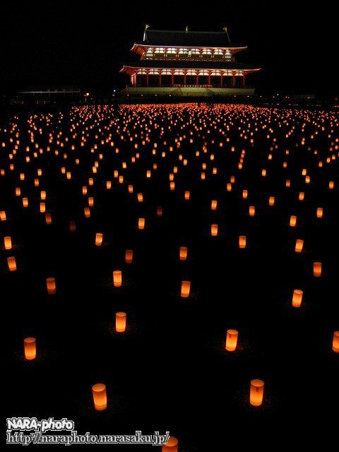 大極殿と燈花会