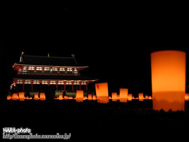 燈花会＠大極殿院（平城遷都1300年祭 光と灯りのフェア