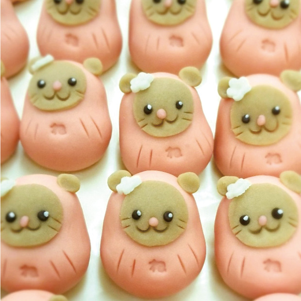 美松-ねずみ練りきり