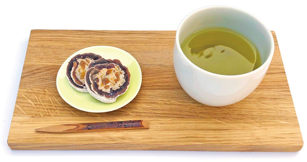 柿寿賀と緑茶