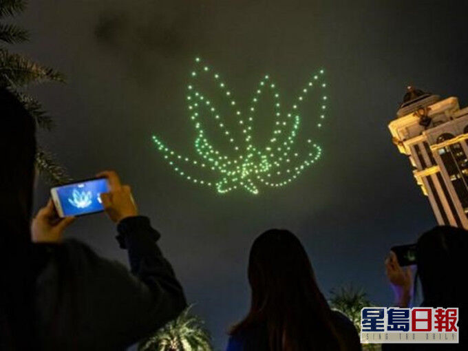 マカオ最新情報 マカオ 花火の代わりにドローンイベント 香港最新情報 楢橋里彩の彩りアジア地図