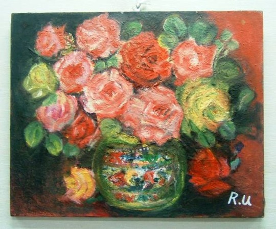 梅原龍三郎のバラ