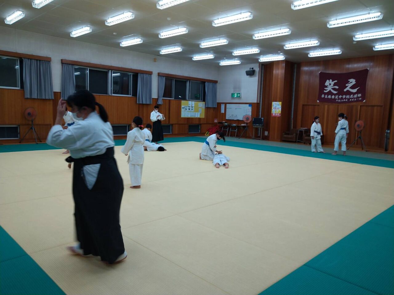 香芝市合気道部 令和3年8月日 金 財 合気会登録道場 合気道 西大和会