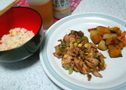 豚肉炒め中華味