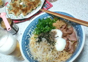 油そばと餃子