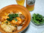 鶏天とじ丼