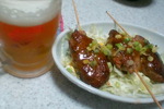 豚肉でつくね風