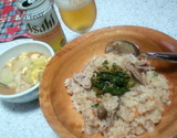 もやし豚炊き込みご飯