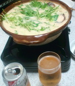 チーズ入り酒粕鍋