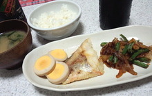 赤魚西京焼きときんぴら風