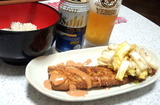 塩サバ揚げ焼き