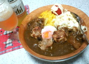 揚げシュウマイカレー