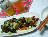 鶏唐揚げネギぽん酢