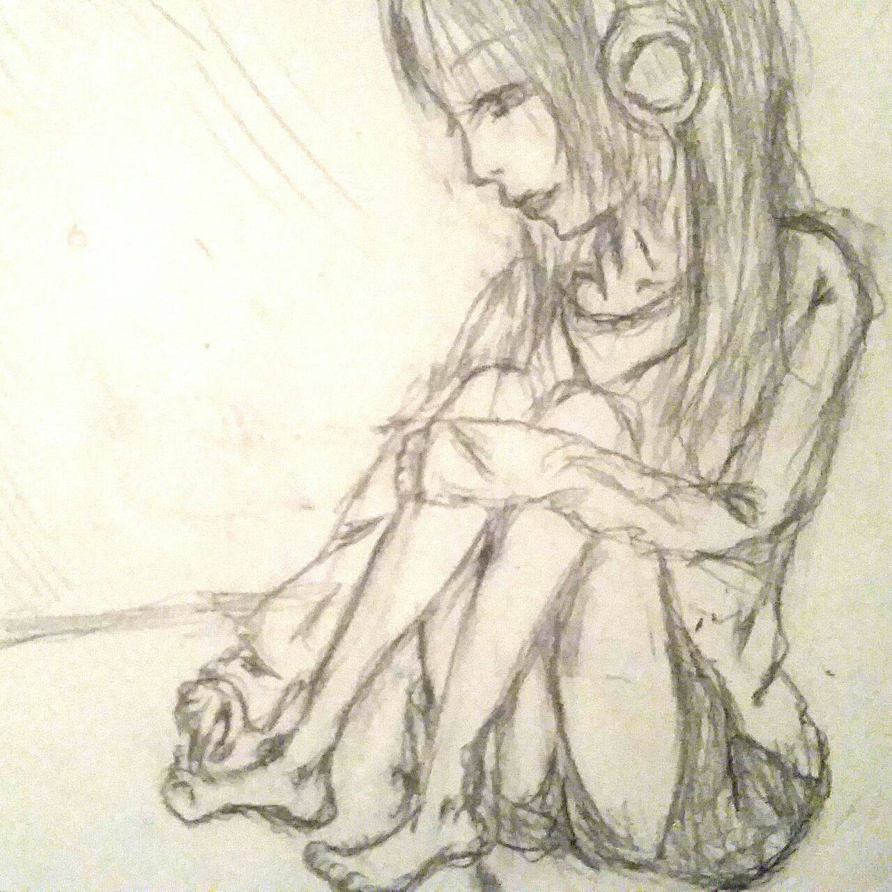 シャープペン落書き 彼と彼女の抗うつ日記 シャープペン落書き 彼と彼女の抗うつ日記