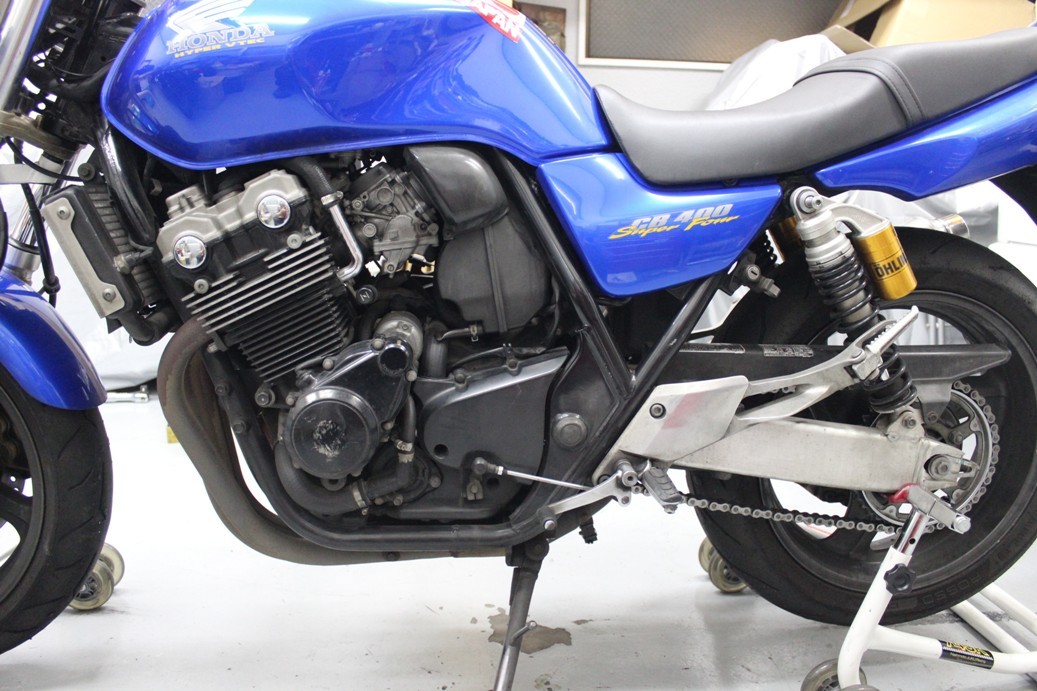 梨塾で貰った賞品でグレードアップ！ CB400SF 520コンバート