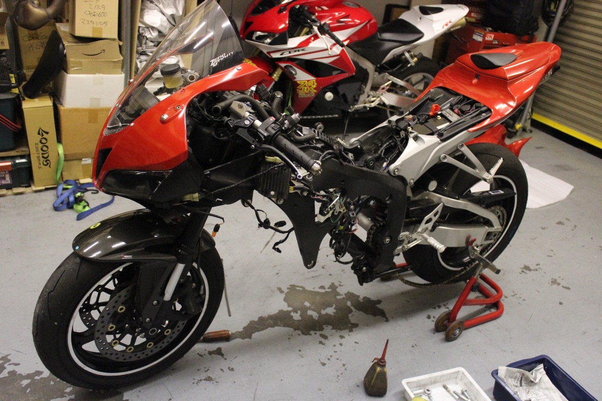 CBR600RR PC40 2007 エンジンフルOH vol1 【梨塾 