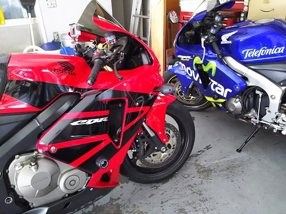 フロントフォーク CBR600RR 04年式 PC37 レース用スプリング入り