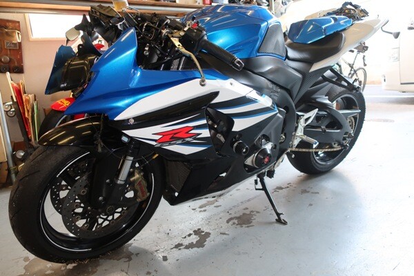 梨塾ガレージ】 ユーザー車 GSXR1000 L4 大転倒修復+ 梨塾ガレージ】 ユーザー車 GSXR1000 L4 大転倒修復+