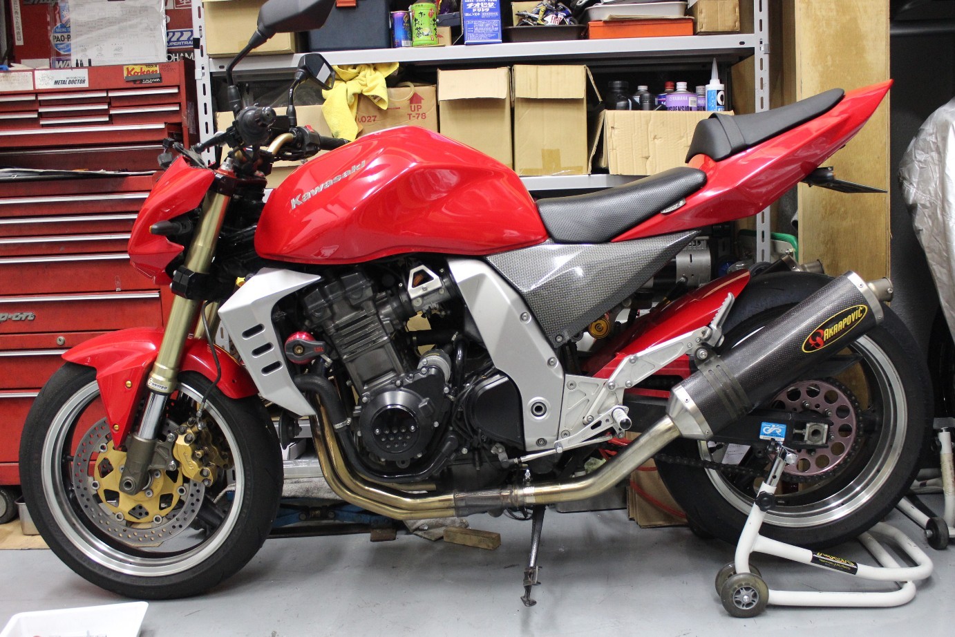 Z1000 フロントフォーク オーバーホール & バネレート Z1000 フロントフォーク オーバーホール & バネレート