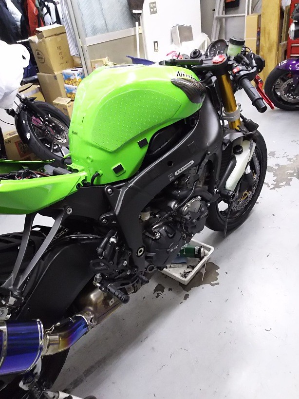2014 ZX6R バランスアップ 編 ② 【梨塾ガレージ 2014 ZX6R バランスアップ 編 ② 【梨塾ガレージ