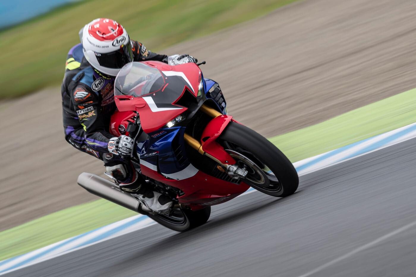最終お知らせ』Honda RX-7X CBR レッド/ブルー（梨本圭SPL 