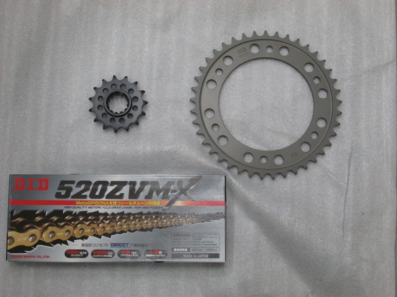 CBR600RR チェーン交換 D.I.D ZVM-X G&G CBR600RR チェーン交換 D.I.D ZVM-X G&G