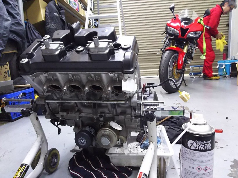 74JKG CBR600RR エンジンオーバーホール ①編 【梨塾