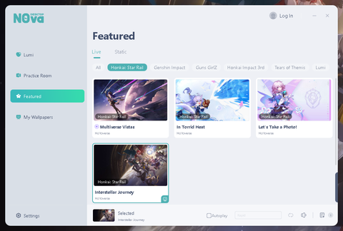 【スターレイル速報】無料壁紙アプリ「N0va Desktop」でスタレの動く壁紙が配布中！ : カフカちゃんねる -スターレイル攻略まとめ速報