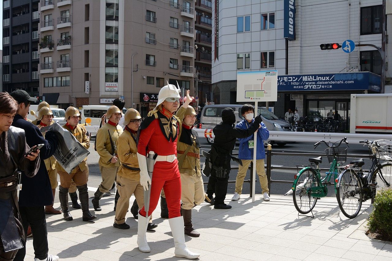 日本橋ストリートフェスタその2 ジオン軍の従軍記者 ナス日和 日本橋ストリートフェスタその2 ジオン軍の従軍記者 ナス日和