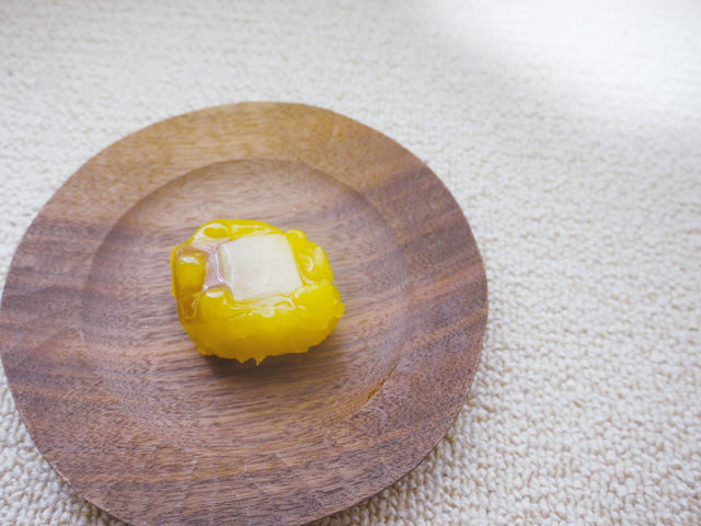 東京 新橋 文銭堂本舗 栗きんとん Wagashi Diary