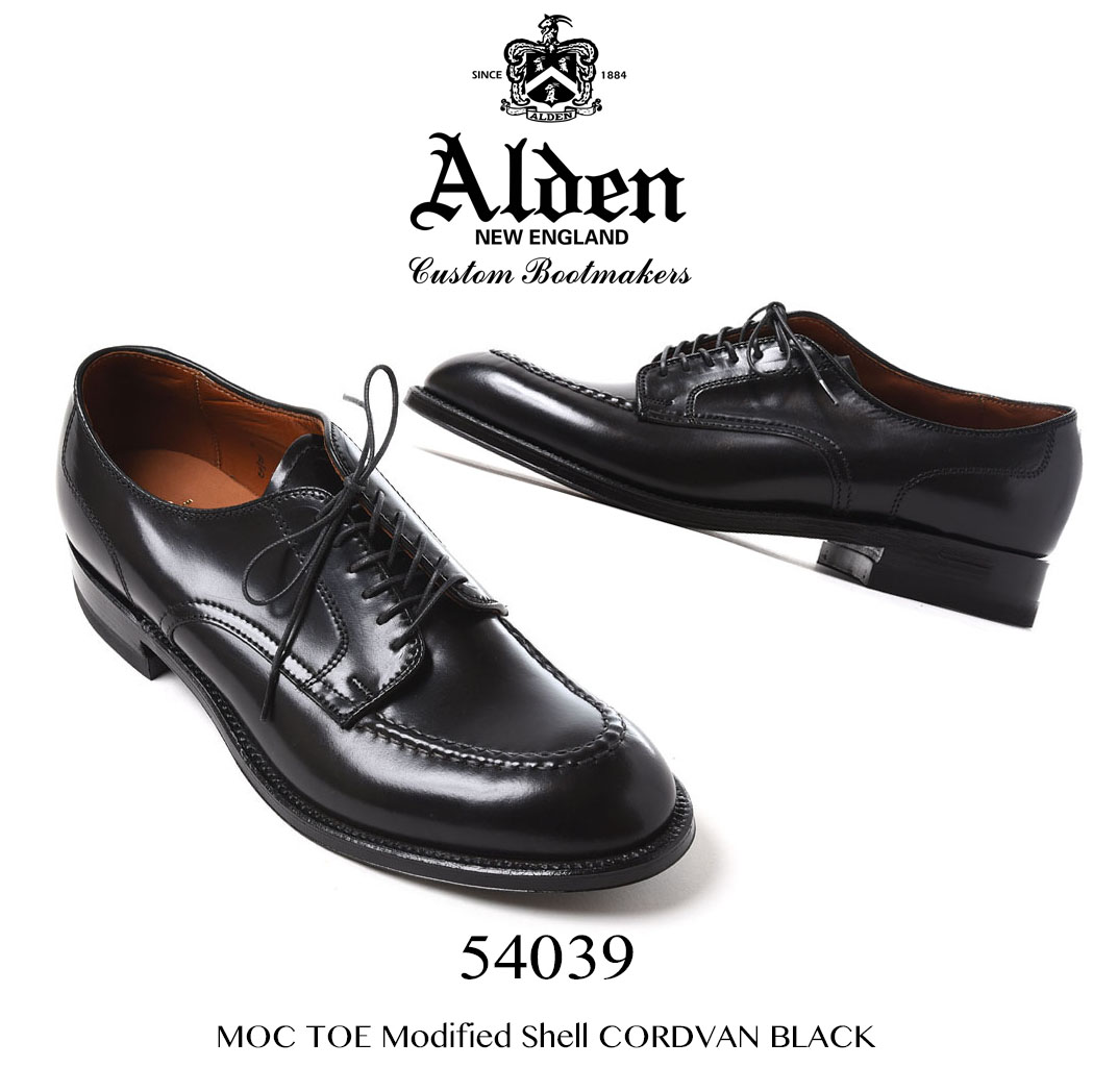 入荷 | ALDEN (オールデン) 54039 MOC TOE モディファイドコードバン 