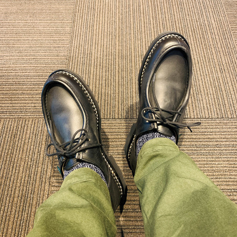 paraboot  パラブーツ  ティエール 黒 UK8.5 試着のみ