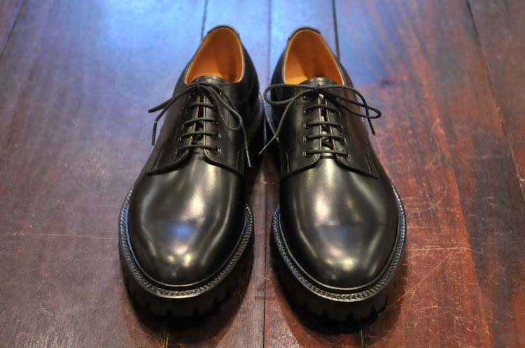 JOE WORKS 9月オーダー会時の受注分 黒プレーントゥJOE6ラスト